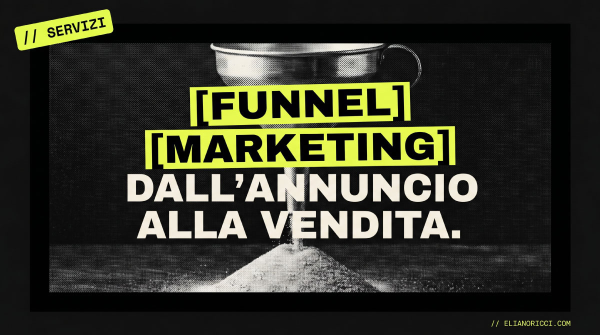 Servizio di funnel marketing per PMI e professionisti